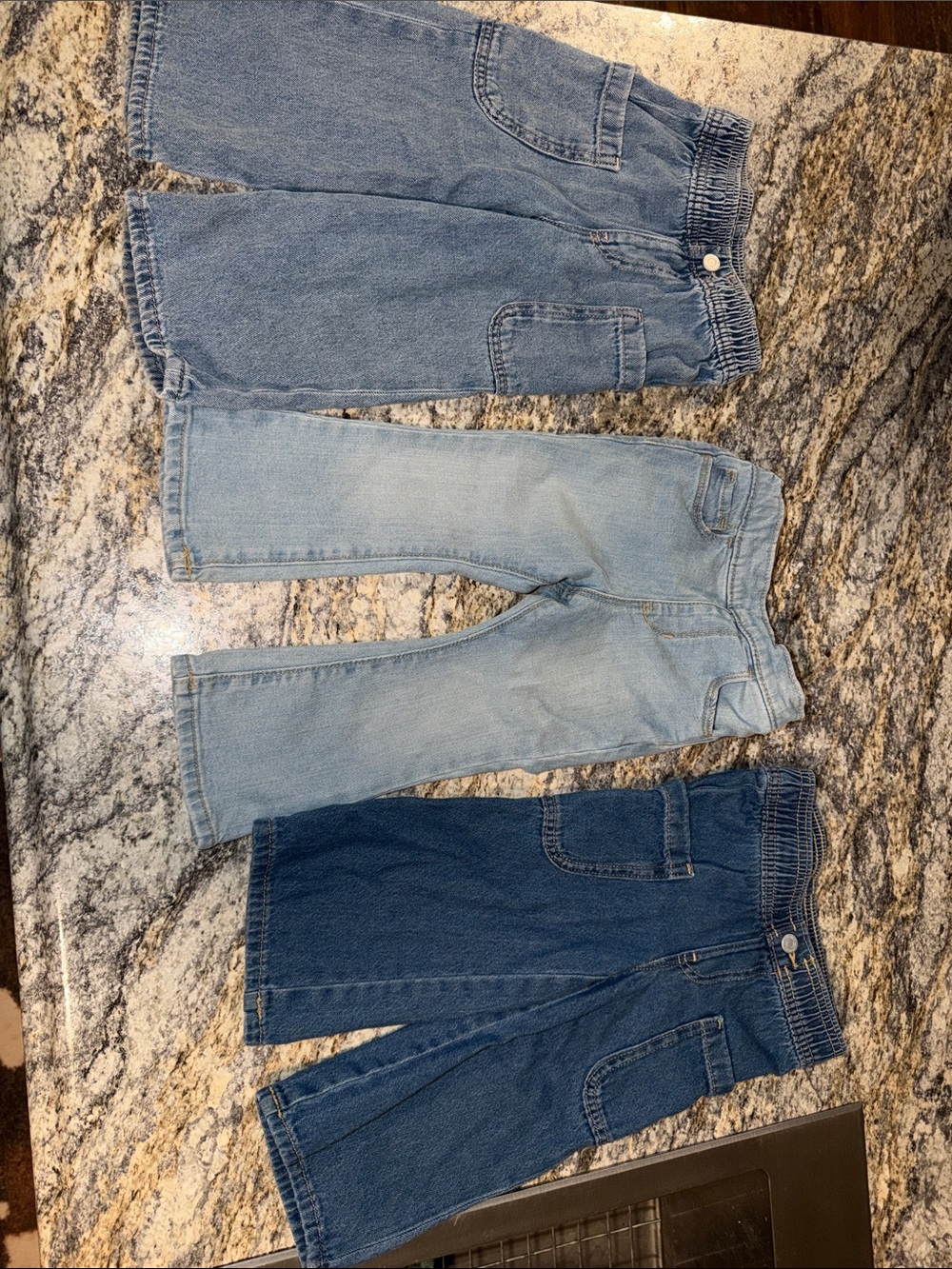 Old Navy ToddleGirls Three-Pack Denim Pants - Light Blue, Medium Blue, Dark Blue